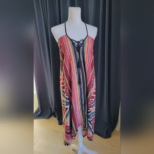 POOF | Tribal Print Hi-Low Dress